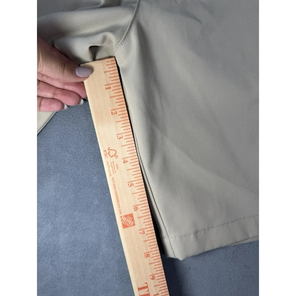 Men's Duck Head Performance Shorts Tan Beige Size 34 Golf Casual Chino Outdoor